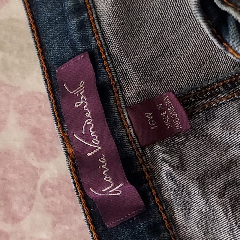 Gloria Vanderbilt Amanda Jeans  16W High Rise